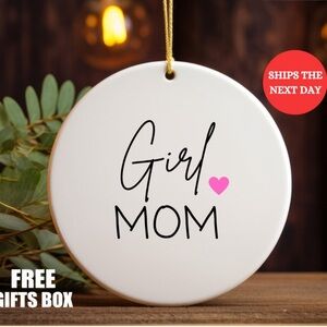 Girl Mom Ornament Gift